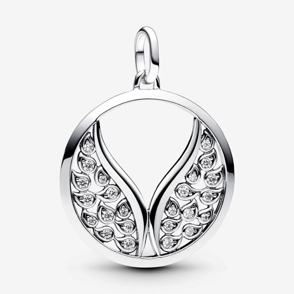 Pandora ME Wings Oversized Medallion Charm - Picture 1 of 8